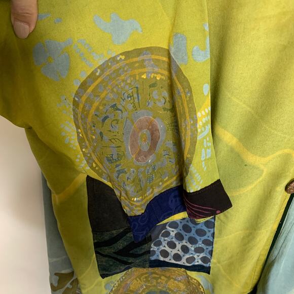 Simatadela Lagenlook Asian Style Jacket Tunic Sz Medium / Large - Picture 6 of 9